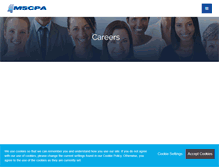 Tablet Screenshot of careers.ms-cpa.org